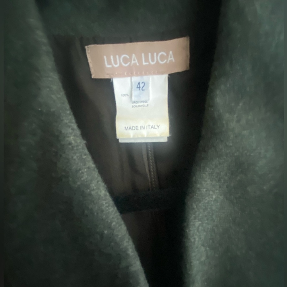 NEW Italian Designer Luca Luca Dress Pockets Midi Womens Italian Size Small 42 - Picture 8 of 14